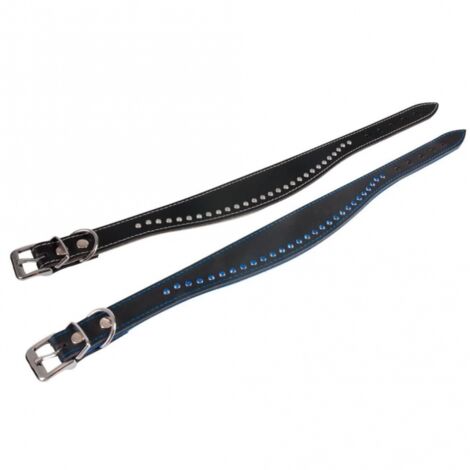 Flamingo Halsband Ziggi – Größe L (45-65 Cm), Mit Zugentlastung, Nylon, Schwarz