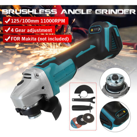 Meuleuse d'angle sans fil 125mm MAKITA 18V - Leroy Merlin