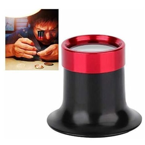 Loupe D'horloger, Réparation De Loupe Oculaire en Alliage D'aluminium 10x pour Lecture Tous Les Travaux De Précision Réparations Couture