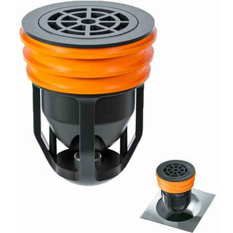Siphon de Sol Anti-refoulement, Drain de Plancher Anti-odeur à Lévitation Magnétique, Clapet Anti-retour pour Evier de Douche, Bouchons d'étanchéité pour Egout à Sens Unique pour Salle de Bain