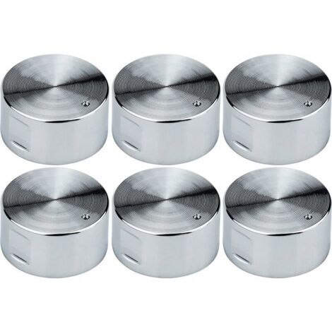 6 pièces 6mm boutons de cuisinière à gaz universel cuisinière four plaque de cuisson interrupteur de commande boutons de commande interrupteur de four boutons de commande de Surface de cuisson (1/4)
