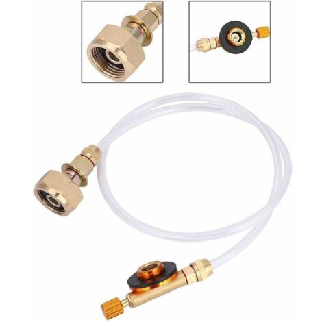 Adaptateur De Recharge De Gaz En Laiton Pour Cartouches De Gaz - 17,6 X 9,7 Mm