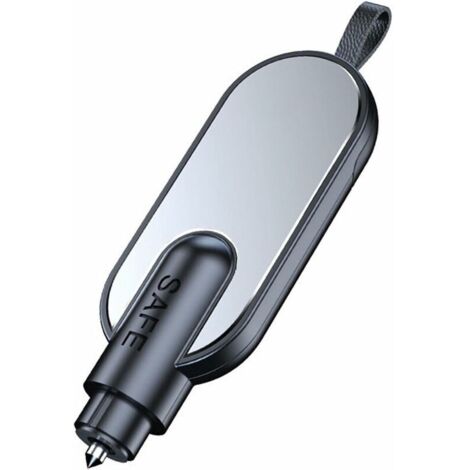 Marteau de sécurité pour Voiture,Brise-vitre avec Coupe-Ceinture de sécurité - Auto Car Window Glass Hammer Breaker Metal Emergent Escape Tool pour l'auto-Sauvetage (1/4)