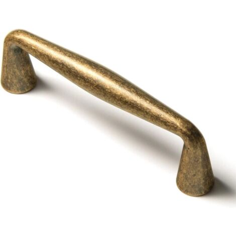 Poignee de Meuble Cuisine Bronze 6 pièce Poignée Meuble Poignée de Tiroir antiques-Poignées de Meubles Vintage Poignée de Placard Cuisine 96mm (1/4)