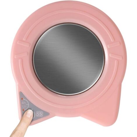 Dessous de verre à température contrôlée – Chauffe-tasse USB avec minuterie à deux niveaux Tapis chauffant et isolant multifonctionnel pour le bureau et la maison Arrêt automatique (1/4)