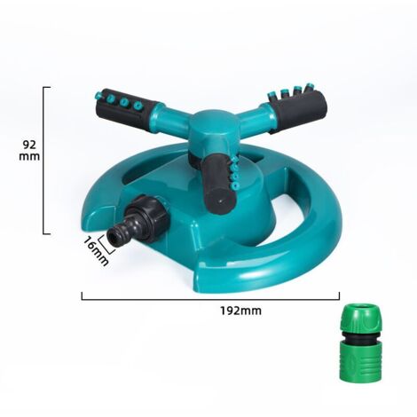 Arroseur automatique rotatif à 360°, arroseur couvrant une grande surface, arroseur de jardin pour pelouse