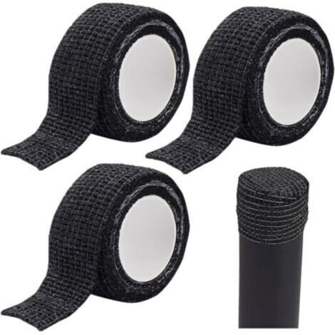 4 pièces Protecteurs de Pieds de Chaise Ruban Antidérapant Protecteurs de Meubles de Sol Bandes sans Colle Auto-Adhésives Empêchent Le Glissement des Chaises Tables Pas de Bruit Noir (1/4)