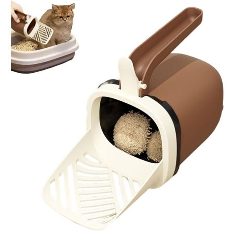 Cat Litter Scoop, Large Capacity Scooper, Waste Scoop Holder, Portable Cat Shovel with Huge Capacities and Efficient Cleaning for Easy Sifting, Making Cleanup Quicker, 1 pièce (1/4)