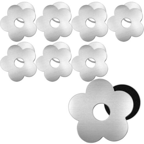 Poids magnétiques pour nappes d'extérieur, poids en acier inoxydable, pinces à nappes pour camping, mariages, jardins, pique-niques (motif floral) (1/4)