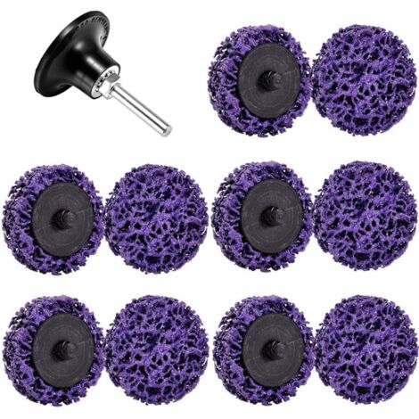 10PCS Disque de Nettoyage CSD 50 mm - Utilisé pour le Traitement de Surface ou le Décapage, Permet d'éliminer la Rouille, la Peinture de Soudure et les Surfaces Oxydées (10 Stücke - 50mm) (1/4)