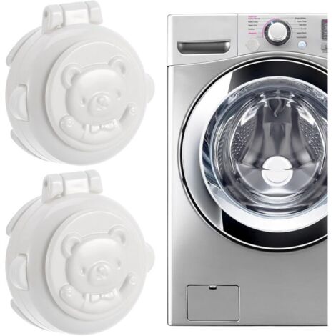 4 Pièces Machine À Laver Bouton Couvercle De Sécurité Bébé Appuyant Sur Des Interrupteurs De Preuve Bouton De Démarrage (1/4)