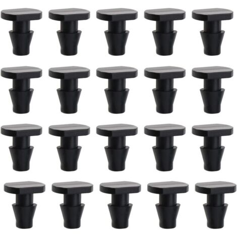 100pcs Bouchon de Tuyau d'irrigation Remplacement Tuyau Goutte à Goutte Embouts Irrigation Capillaire Petit Bouchon Accessoires pour Machine à Laver Jardin Arrosage Irrigation