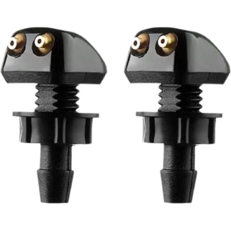 2Pcs Buse de Lave-Glace Avant Universelle, Gicleur Lave Glace, Lave Glace Voiture, Convient Aux Pièces Automobiles avec Interface de 8 mm