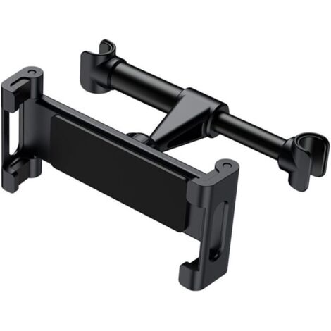 Support de tablette et de téléphone pour voiture, à fixer sur l'appui-tête avec rotation universelle à 360°. (1/4)