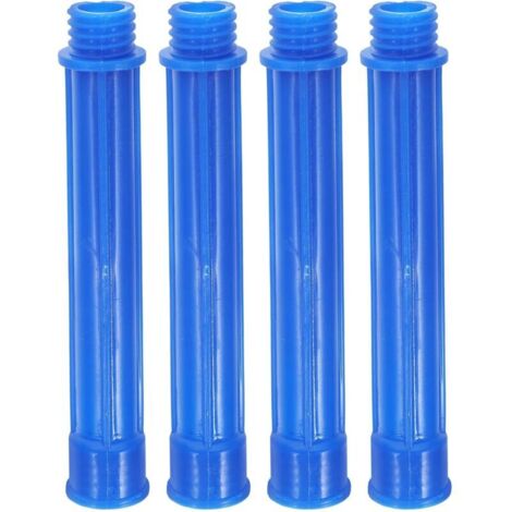 Ensemble de 4 Embouts de Calfeutrage Rallongés pour Petit Tube Buse d'Extension Réutilisable en Plastique Outil de Calfeutrage Multifonction pour Mastic Accessoire Précis pour (1/4)