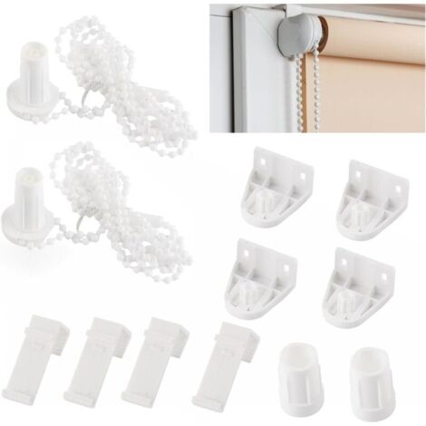 Lot de 17 supports de stores de 17 mm pièces de rechange pour fenêtres kit de fixation pour stores occultants (1/4)