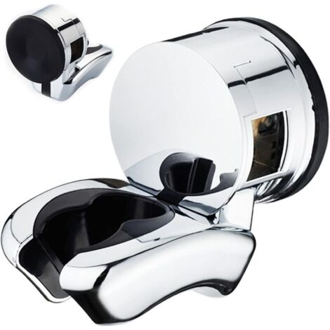 Réglable en Angle Support Douche Ventouse, Fixation Pommeau de Douche Fixer Sans Percer, Accessoire Salle de Bain avec Crochet Ventouse Salle de Bain, Convient pour Salle de Bain (1/4)