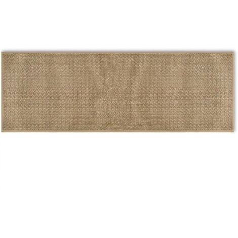 Tapis de cuisine antidérapant en caoutchouc et jute – Lavable – 44 x 120 cm – Haute absorption d'eau et d'huile – Pour devant évier (1/5)