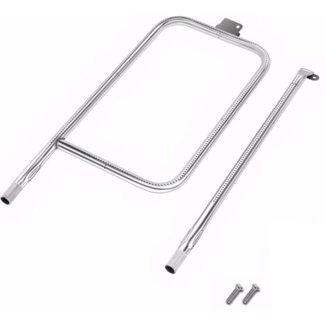 61.6 x 26.4CM Tube Brûleur 65032 pour Weber Q300 Series Q320, Q3000, Q3200, Acier Inoxydable Rampe Gazgrill Accessoire pour 404341, 57060001, 586002