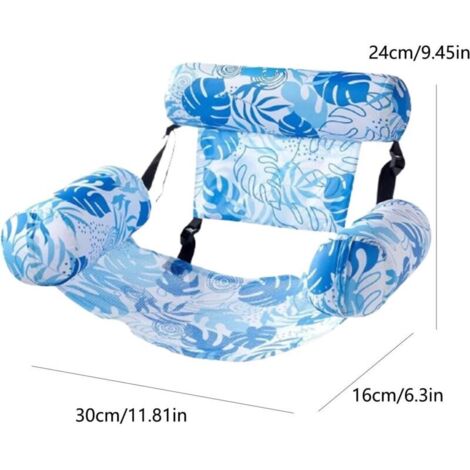 Accessoire Détente Bord Eau Chaise Flottante Piscine YARNOW - Filet Siège Adulte Pour Détente Et Natation
