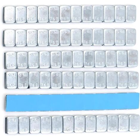 Lot de 6 360 g pour équilibreur de pneus D'Équilibrage Plomb equilibrage adhésif Masse equilibrage Jante alu Masse equilibrage 12 X 5g