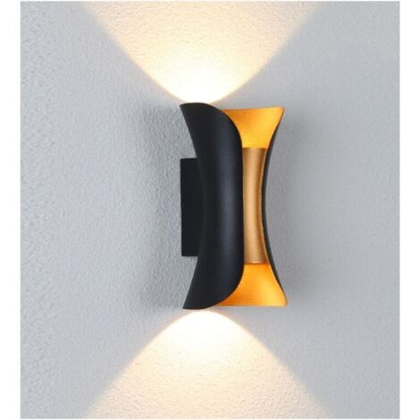 Applique extérieure Applique d'intérieur Lampe de chevet Applique murale (10w lumière chaude (1/5)