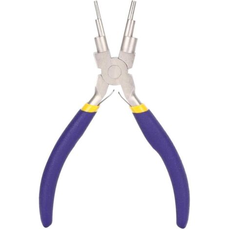Pince, pince à bijoux à nez rond en acier au carbone outil à main multifonctionnel pour la fabrication de bijoux (1/5)