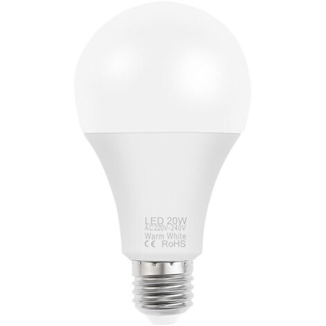 2 ampoules d'éclairage led ampoules à économie d'énergie douille à vis ménage blanc froid (1/5)