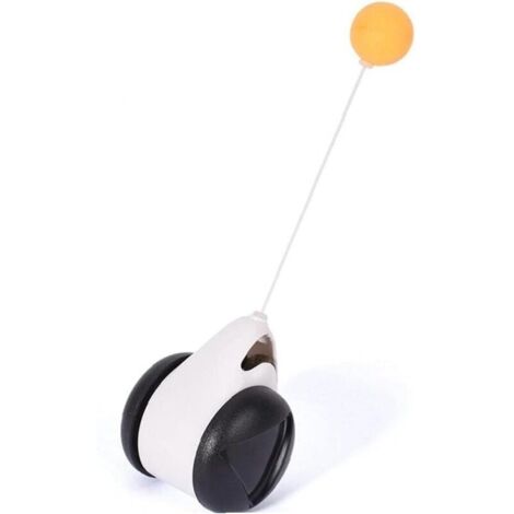 Jouet interactif pour chat - Balanoire équilibrée - Balle rotative à 360 degrés - Avec herbe à chat - Stimule l'instinct de chasse attrayant - Jouet d'entranement pour chat (1/5)
