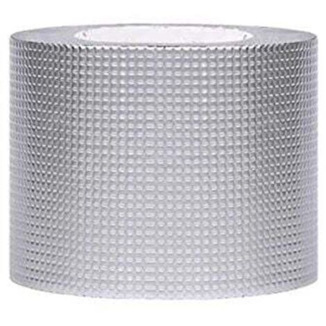 ALUMINIUM TAPE : Ruban Adhésif Hyper Résistant et Étanche à Forte Tenue pour Fissures, Fuites, Trous(5CM5M) (1/5)