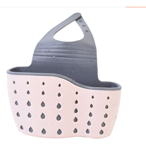 Égouttoir de rangement pour évier de cuisine (rose) (1/5)