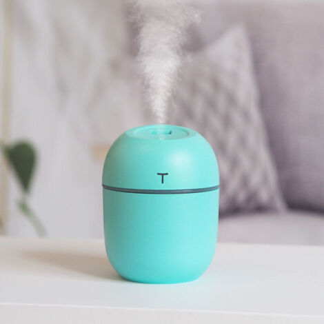 Mini humidificateur d'air de voiture 220 ml (bleu) (1/5)