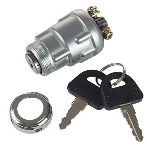 Interrupteur de démarrage 12V 10A – 3 positions avec bornes en alliage de zinc – Compatible véhicules 150-500 cc – Pour moto, tracteur, quad (1/5)