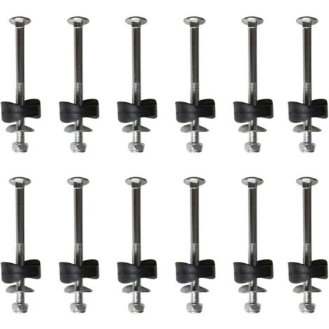 Lot de 12 entretoises de trampoline avec vis pour fixer le trampoline - Accessoires de rechange pour trampoline (1/5)