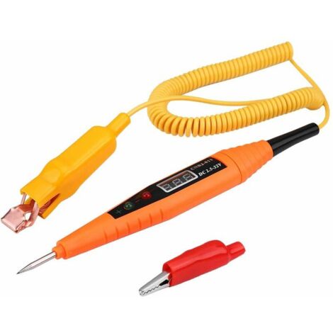 Pour testeur de circuit automobile pour testeur fusible voiture pour test light testeur de circuit de voiture,2.5-32V voiture testeur de circuit numérique, outil de diagnostic électrique (1/5)