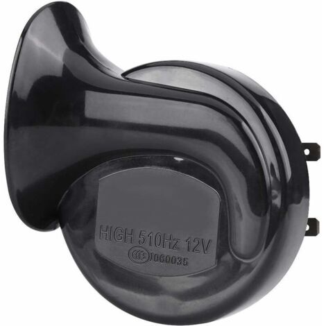 Klaxon Escargot à Air,Haute Parleur 12V Corne d'Air d'Escargot Sirène Universel imperméable 110dB 510HZ Fort Formé Klaxon d'Air Electrique pour Moto Camion Voiture (1/5)