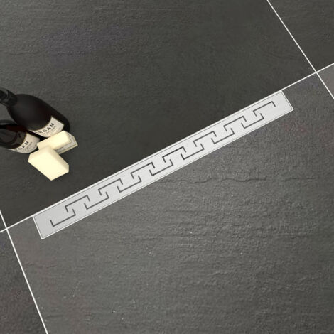 50cm Linear Shower Drain Type C Stainless Steel Wetroom Channel Gully Trap Waste