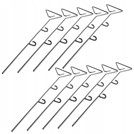 KADAX Steel Flower Supports, Support Rods, for Orchids, Triangular ...