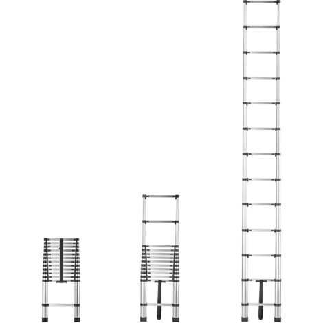 KADAX Aluminum Telescopic Ladder HOME 3.8m 13 Rungs