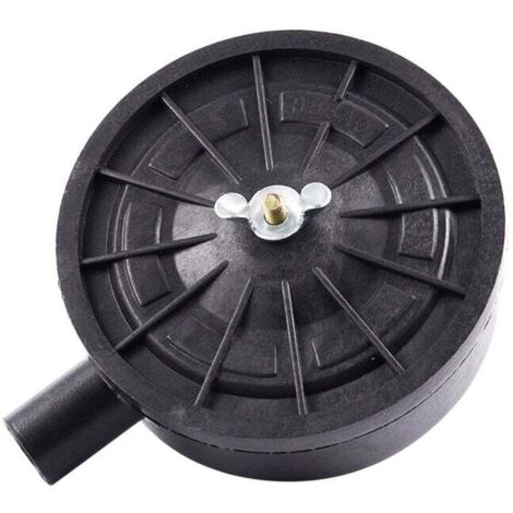ZVD – Filtre à air compresseur 20mm – Filetage mâle G1/2 – Filtration silence pour compresseur d'air – Plastique noir