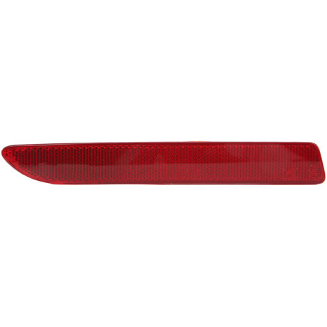Jeffergarden Réflecteur de pare-chocs arrière, lentille rouge résistante aux chocs, barre de réflecteur de voiture pour Koleos II MK2 2016 pour 2020 gauche: 265657118R