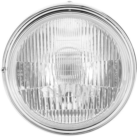 Jeffergarden Phare de moto lumineux 77/8 pouces 35W adapté pour CB400 CB500 CB1300