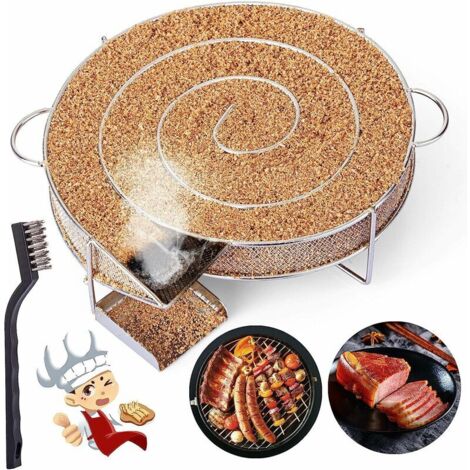 Générateur de Fumée Froide pour Fumoir Fumage Viande Poisson avec Brosse Nettoyage Grille Barbecue (1/5)