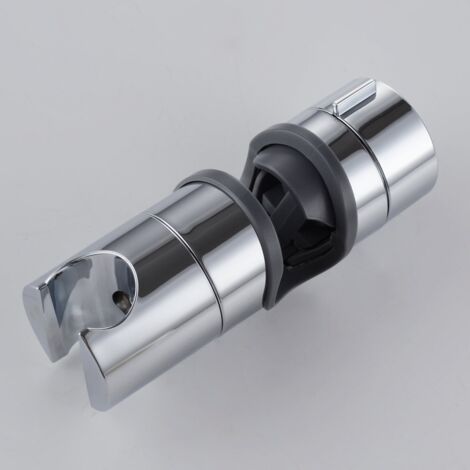 Support de Douche à Main Remplaçable, Support de Pommeau de Douche, 18-25MM à Diamètre Réglable, ABS Chromé (Argent) (1/5)