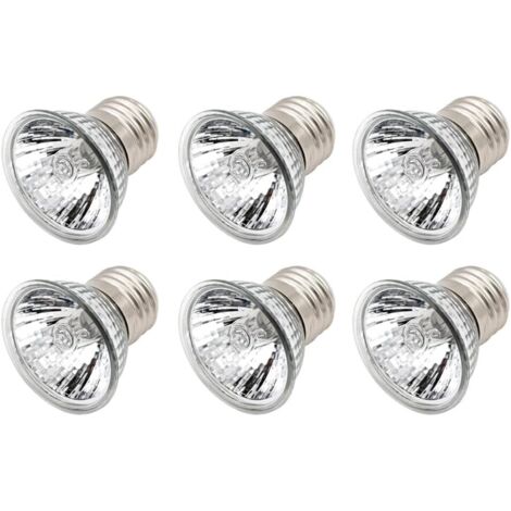 75W E27 Ampoule Lamp Chauffante Tortue, UVA UVB Ampoule Reptile Chauffage Ampoule Lampe, pour Reptiles Lézard Tortue Aquarium (Lot de 6) (1/5)