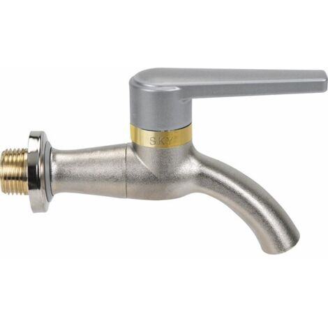 Robinet extérieur antigel 1/2'' – Résistant de -30° à 120° C – Évacuation automatique pour éviter le gel – Corps en laiton - 1750P404
