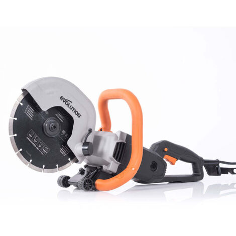Evolution – Disqueuse à béton 230mm – Lame diamant incluse – Puissance 2000W – Profondeur de coupe 90mm – Vitesse 6000 tr/min - R230DCT