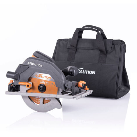Evolution – Scie circulaire 1600W – Lame 185mm 20 dents – Profondeur de coupe 64mm – Pour bois, métal et plastiques – Câble 4m - R185CCSX (1/10)
