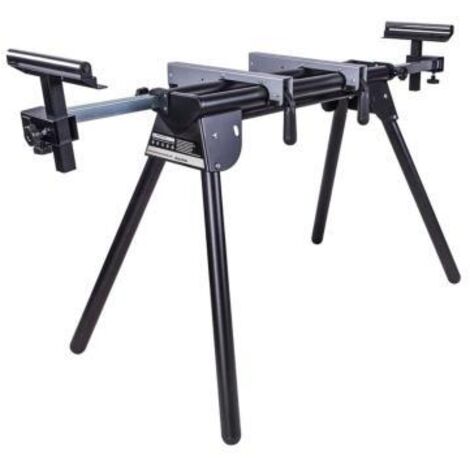 Evolution – Support universel pour scie à onglet – Charge max 150 kg – Longueur max 3 m – Montage rapide et facile – Compatible avec la plupart des marques