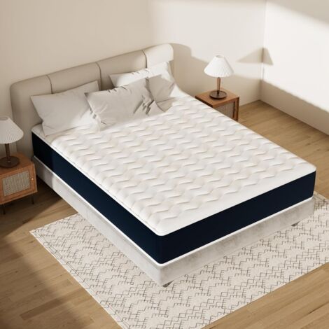 STANEW Matelas 90 x 190 cm, Épaisseur 32 cm et Matelas Mousse à Mémoire de Forme, Parfait Soutien Haute Resil, Respirant, 7 Zones, Réversible à Deux Faces (90x190x32) (1/5)